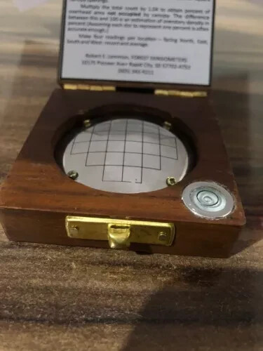Canopy Measurements Forestry Supplier, Spherical Densiometer for Accurate Forest
