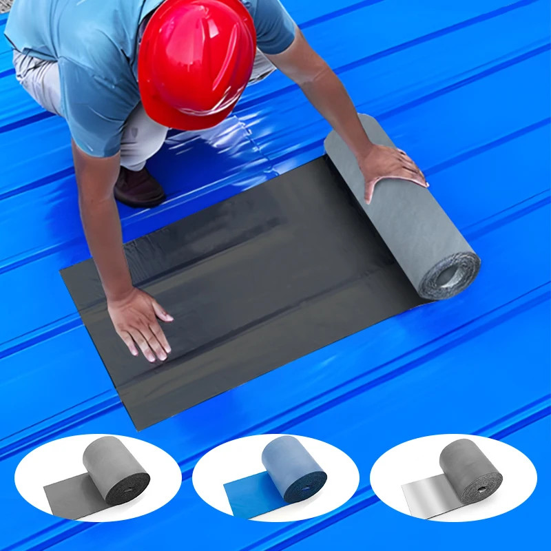 Waterproof tape, waterproof coiled material and self-adhesive roof sealant have
