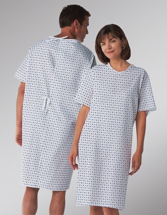 NEW HOSPITAL PATIENT GOWN MEDICAL EXAM GOWNS Medline MDTPG3ROLDEMZ