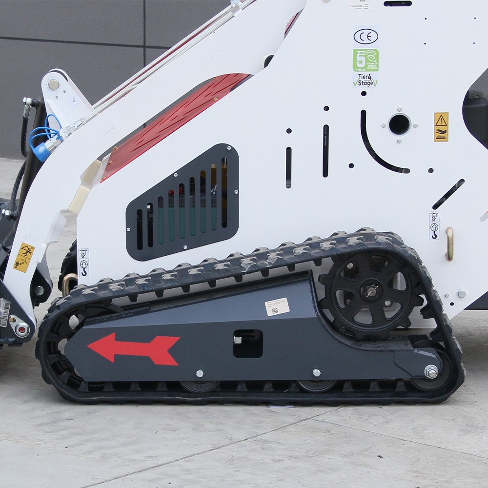 13.5HP Mini Track Skid Steer Loader, 2-Cylinder Gas Engine, USA Free Shipping