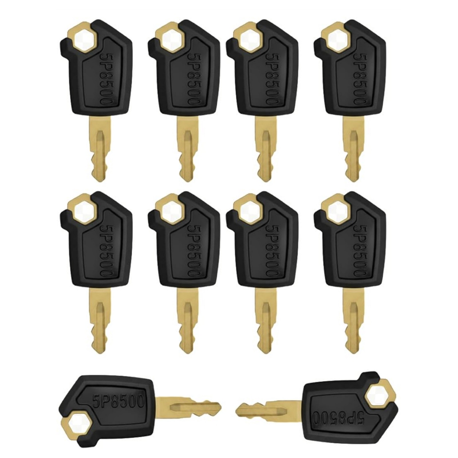10 Unit 5P8500 Heavy Machinery Key For Caterpillar Asphalt Compactor Equipment