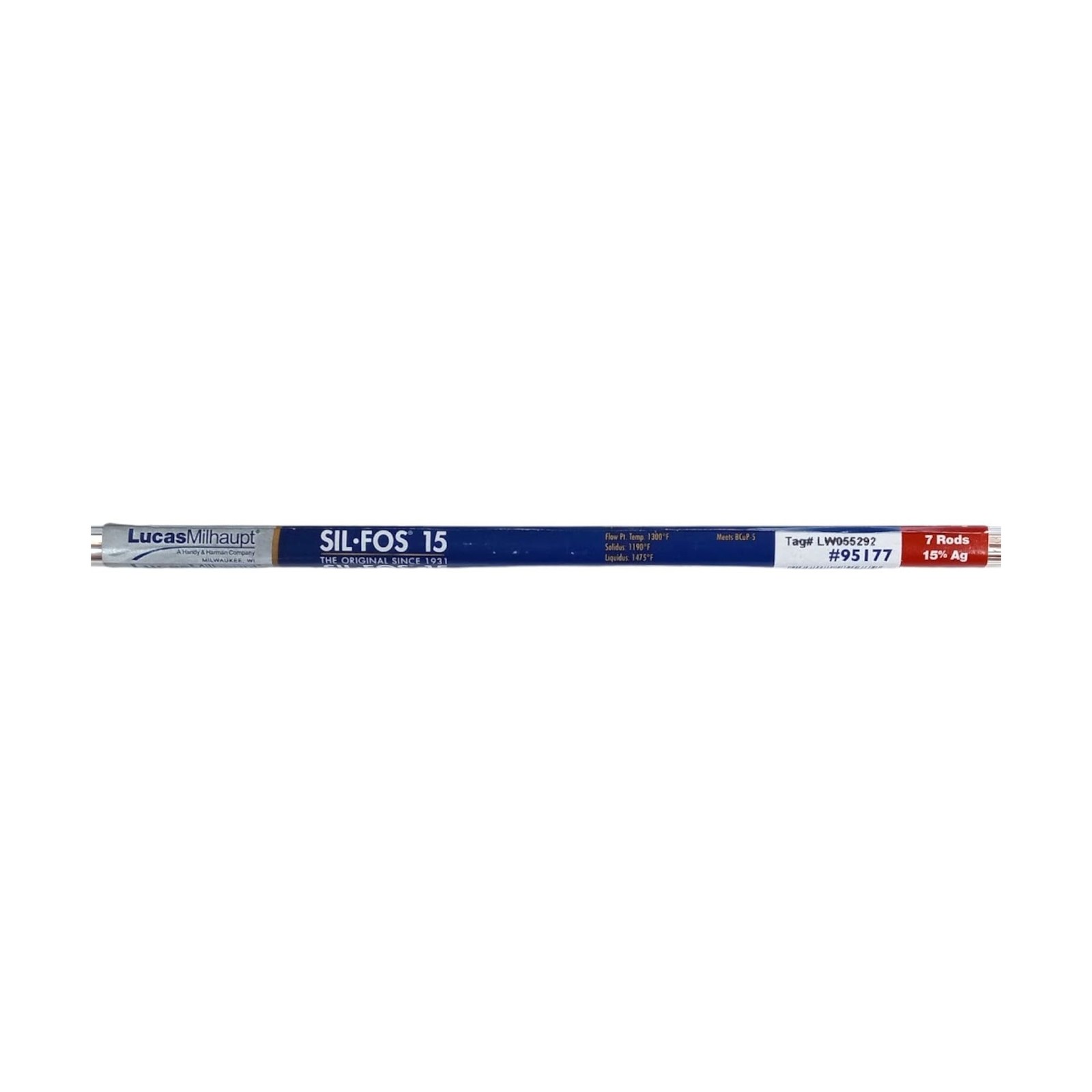 SIL-FOS 15% Part #95177 Silver Solder 7 Sticks