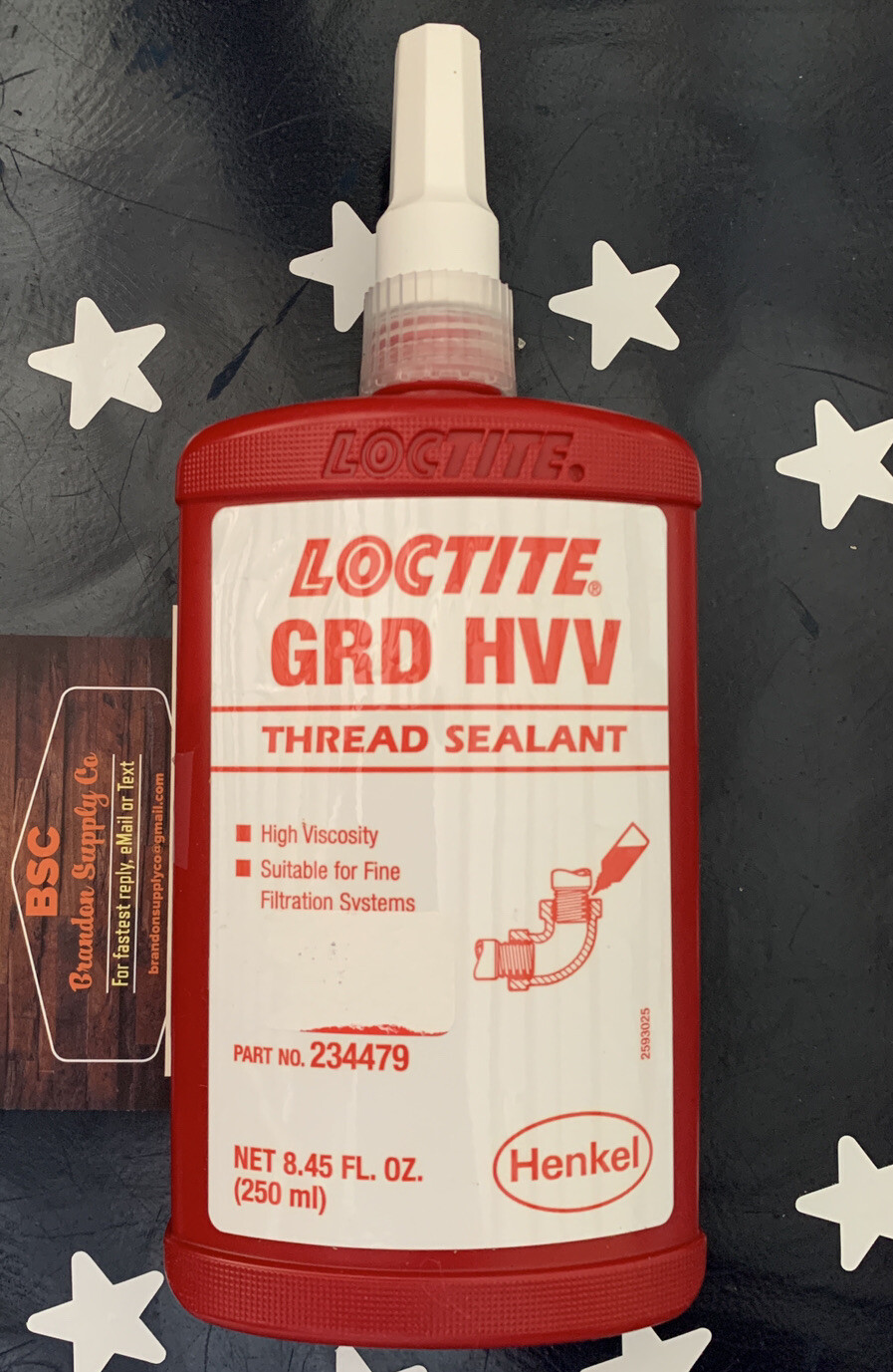 Loctite Grade GRD HVV 250mL THREAD SEALANT 57141 571 234479 EXP 01/2025