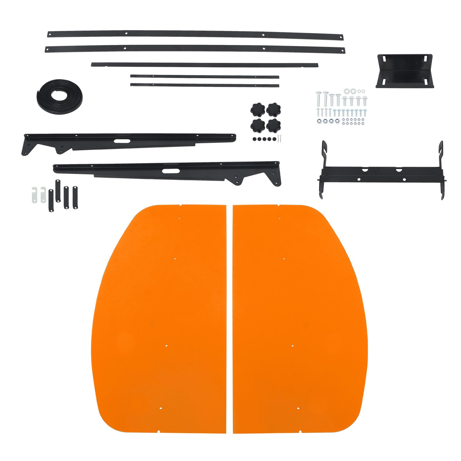 Orange 52″ X 52″ For Rops Canopy Tractor and Mowers Umbrella 2″ x 2″ or 2″ x 3″