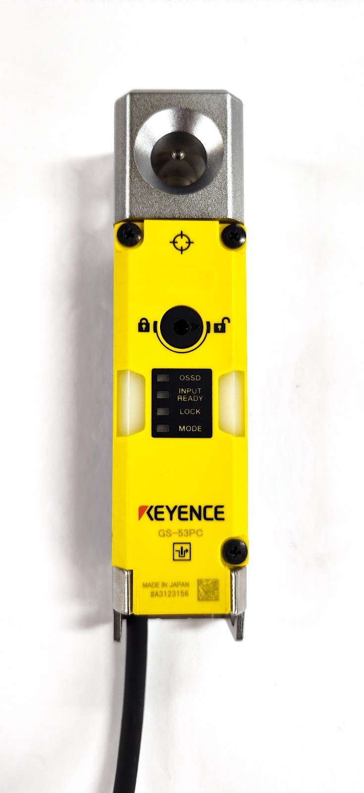 GENUINE Keyence GS-53PC Power-to-Release Guard Lock & GS-P12C5 5m Cable