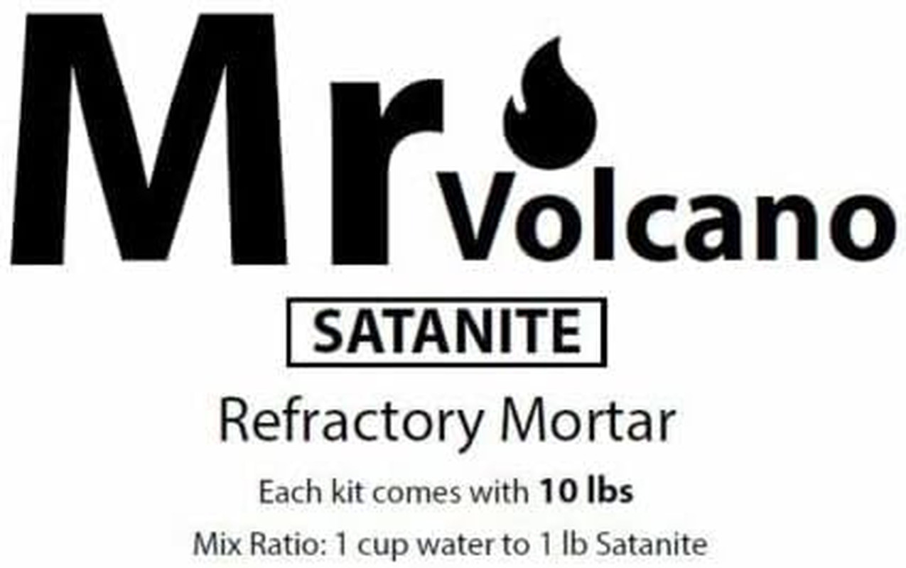 Refractory Satanite 10 Pounds for Ceramic Blanket Lining 3200 Degree Mortar