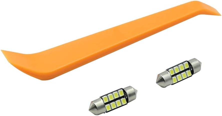 2Pcs Interior Light Switch Replacement with 2 Bonus Map Dome LED Bulbs, Compatib
