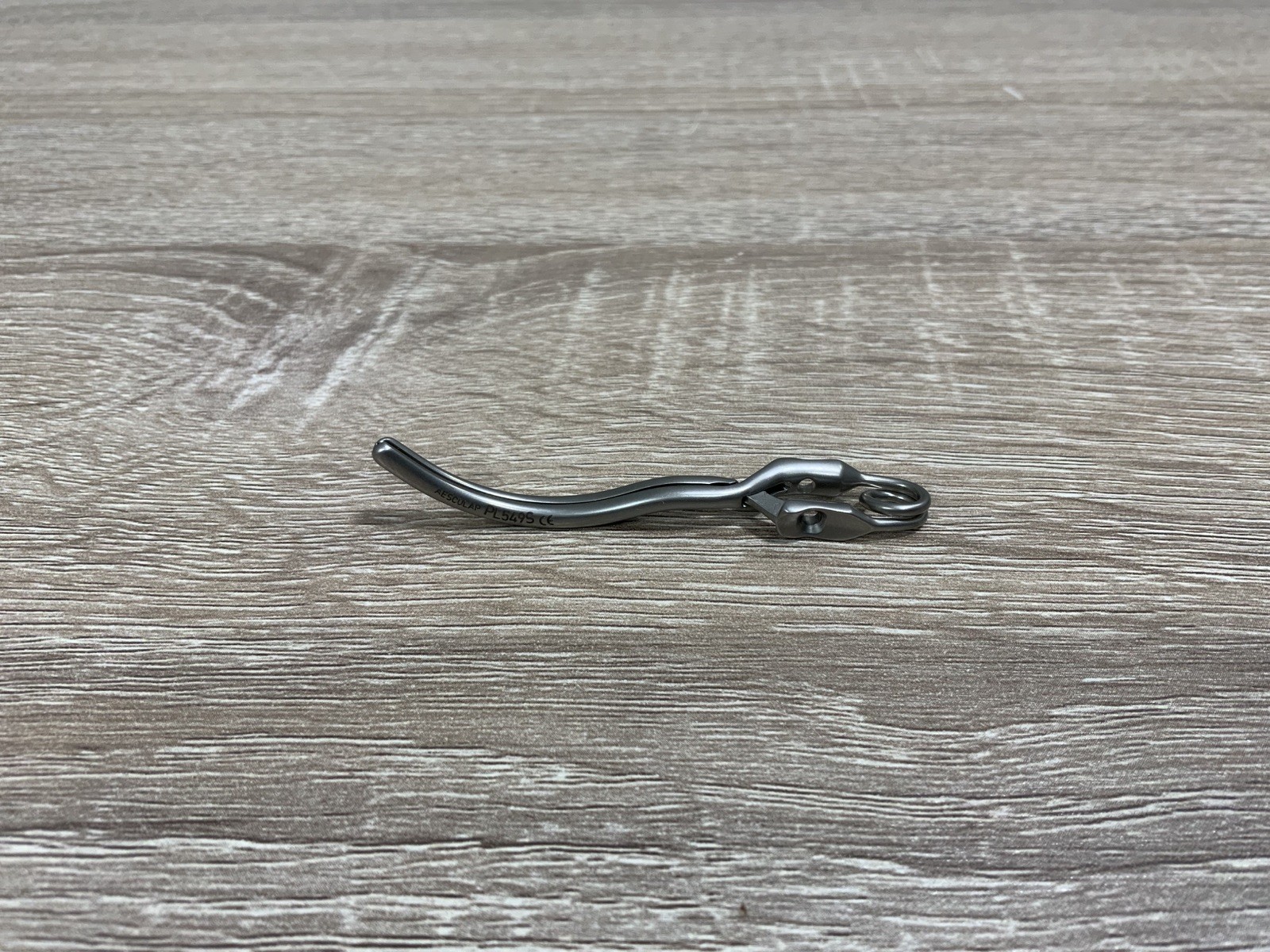 Aesculap PL549S Vessel Bulldog Clip 45mm Curved
