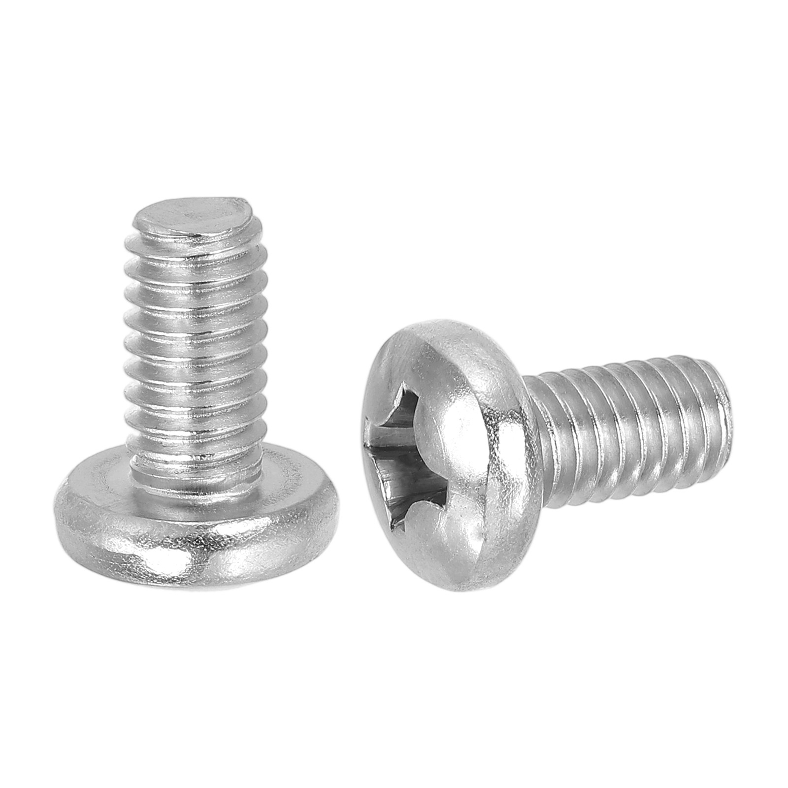 5/16-18 x 5/8″ Pan Head Machine Screws, 25 Pcs Stainless Steel Screws, Silver