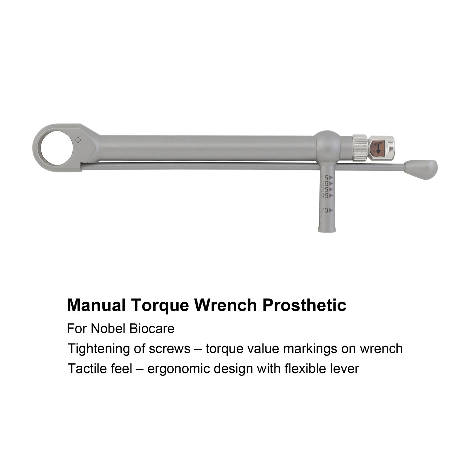 Implant Nobel Biocare Torque Wrench Ratchet Manual Adapter φ8mm Prosthetic