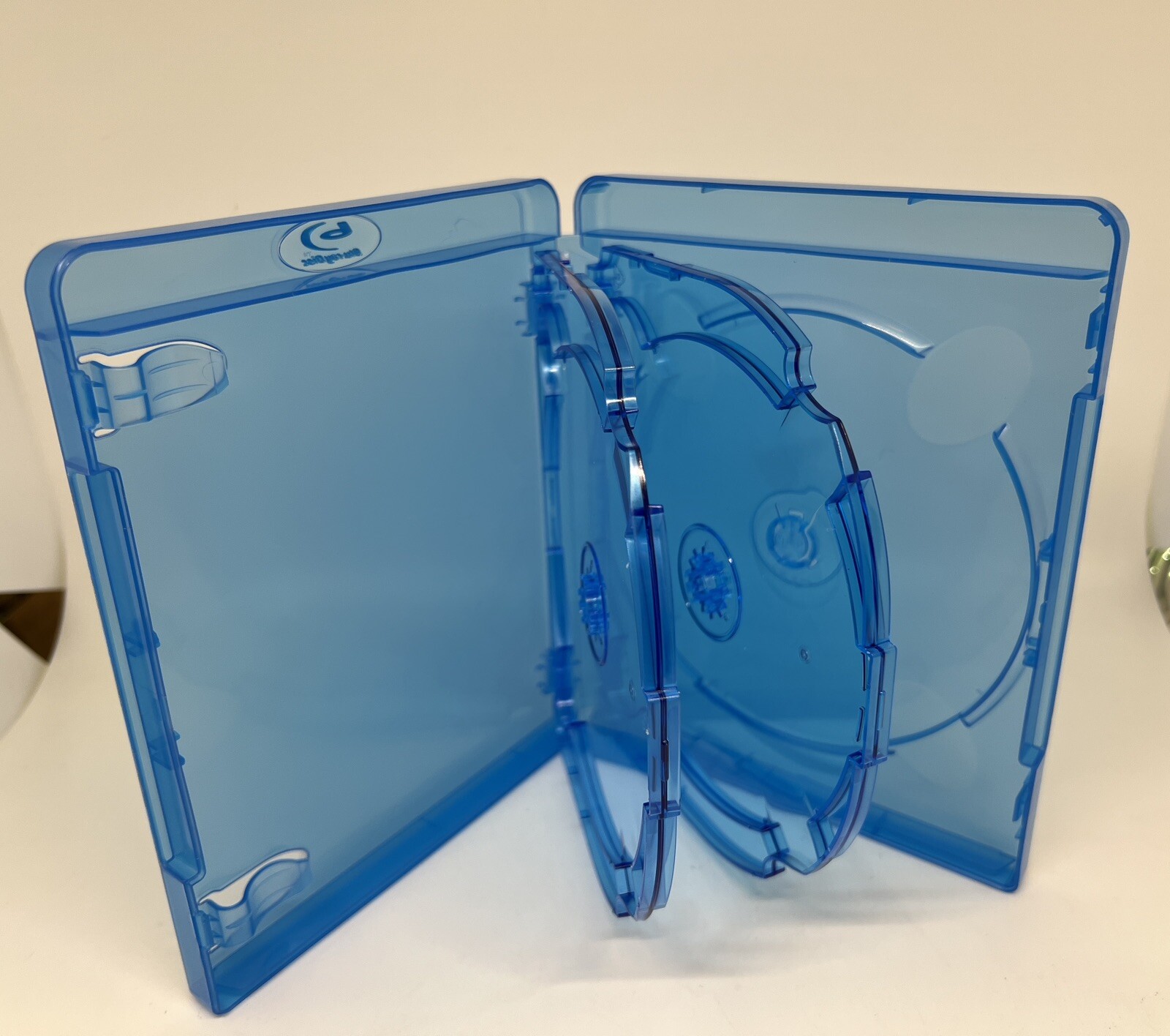 2 PCS NEW Vortex 22mm Blu-ray Case, 5-Disc w/BluRay Logo, VORTEX BLURAY 5-DISC