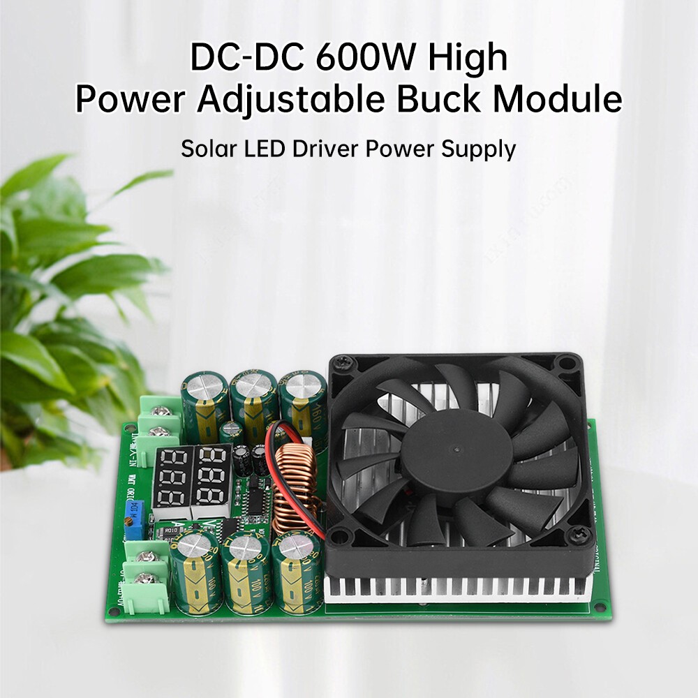 600W 30A DC-DC Step Down Module CV CC Adjustable Buck Converter 84-120V
