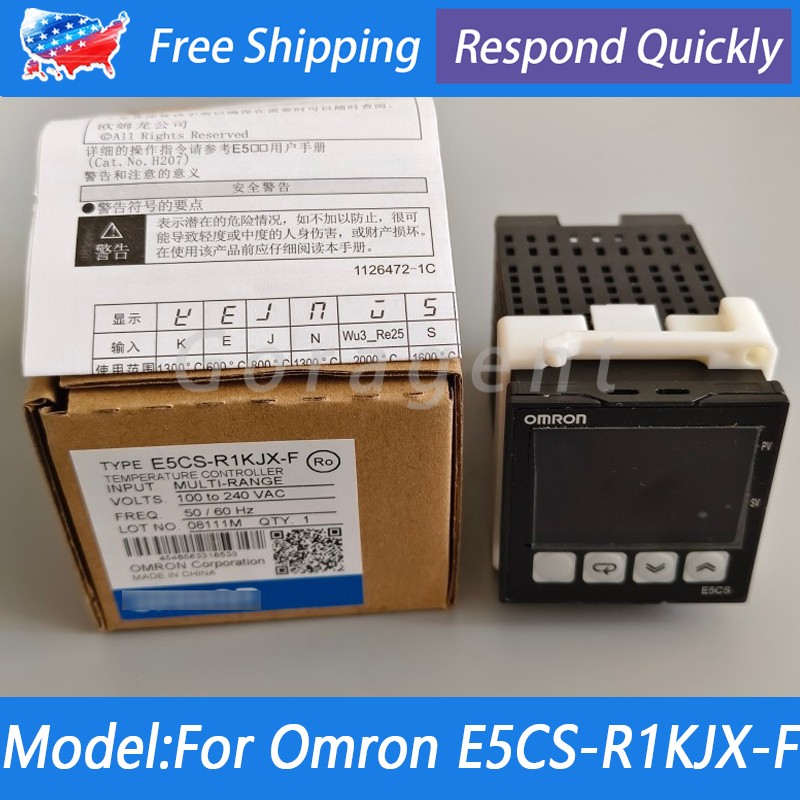 New In Box Digital Temperature Controller For Omron E5CS-R1KJX-F E5CSR1KJXF