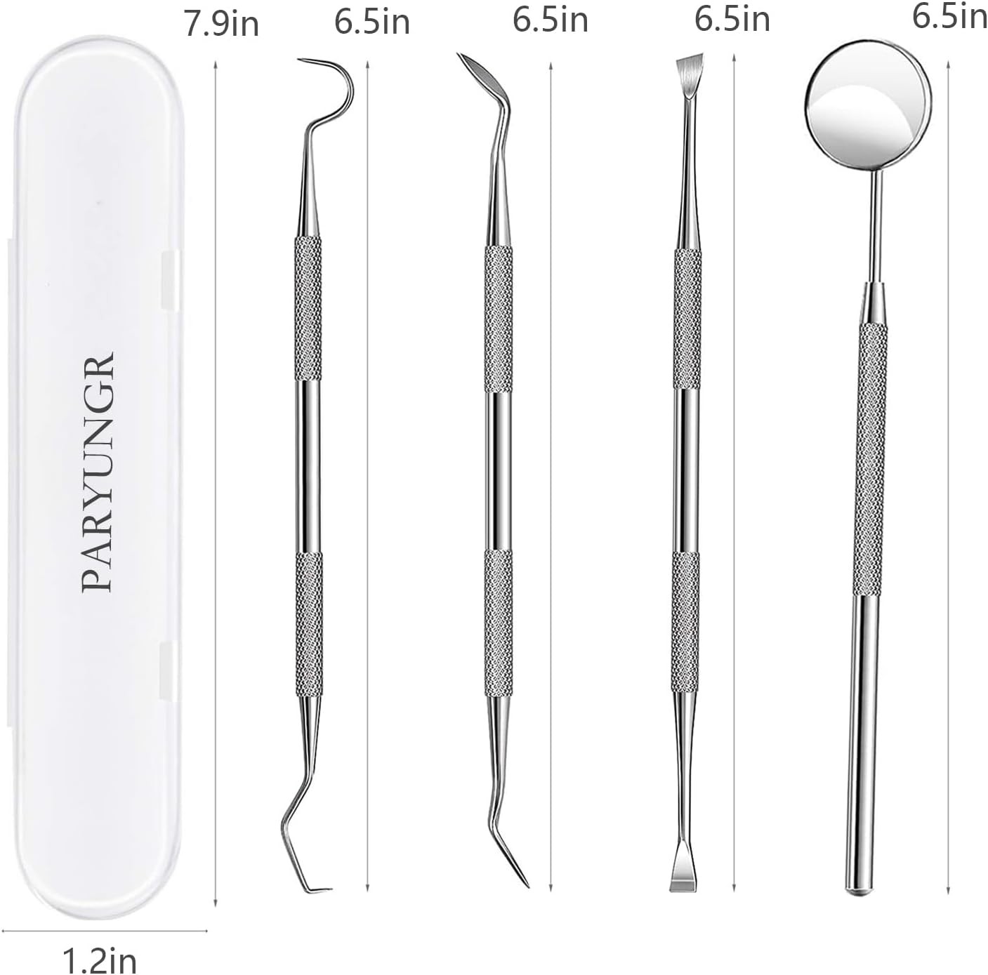 Dental Tools, Professional Teeth Cleaning Oral Care Hygiene Kit, Stainless Steel
