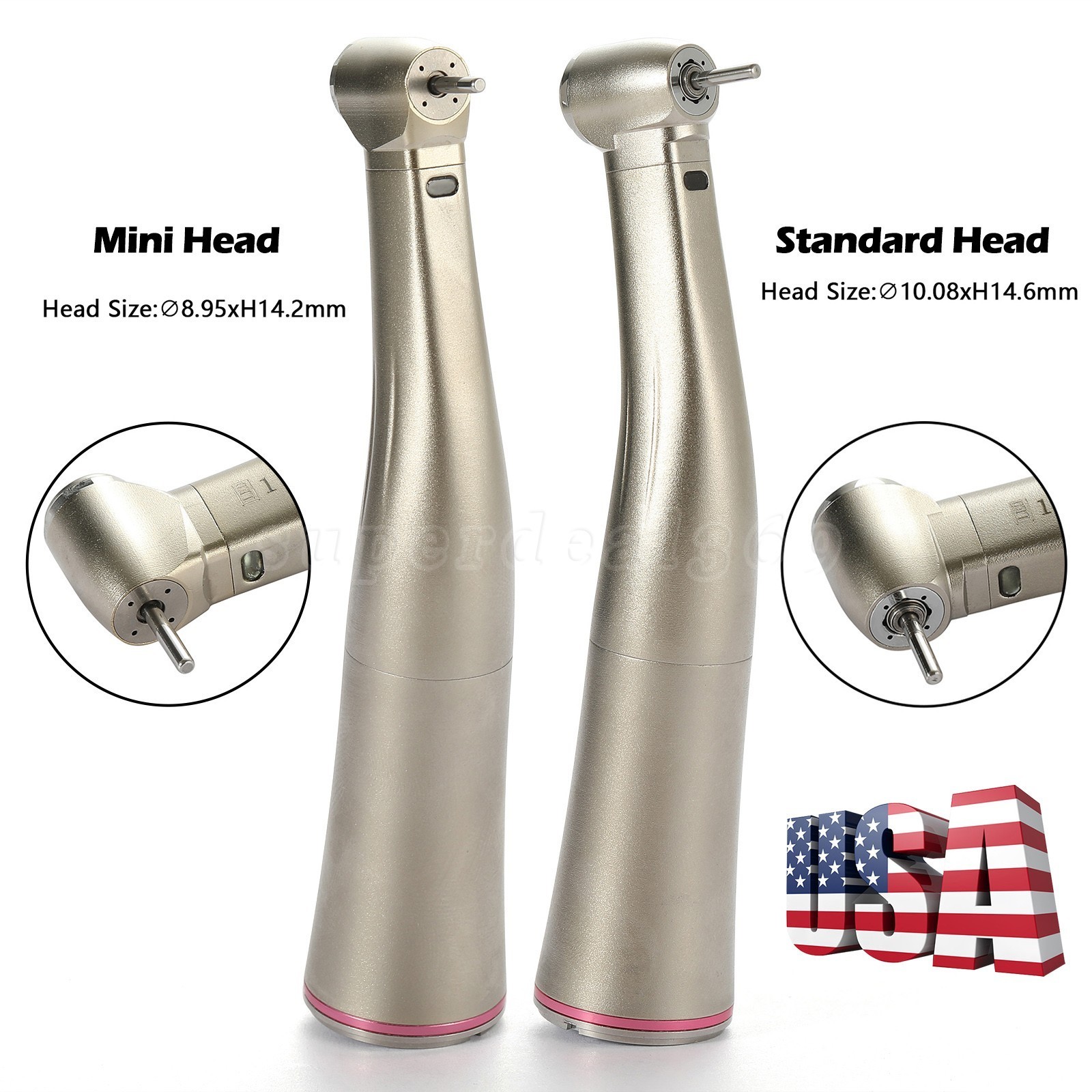 Dental 1:5 LED Contra Angle Increasing Handpiece For NSK Electric Motor DT