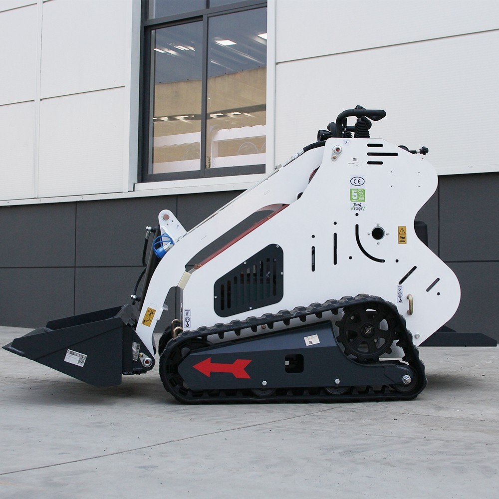13.5HP Mini Track Skid Steer Loader, 2-Cylinder Gas Engine, USA Free Shipping