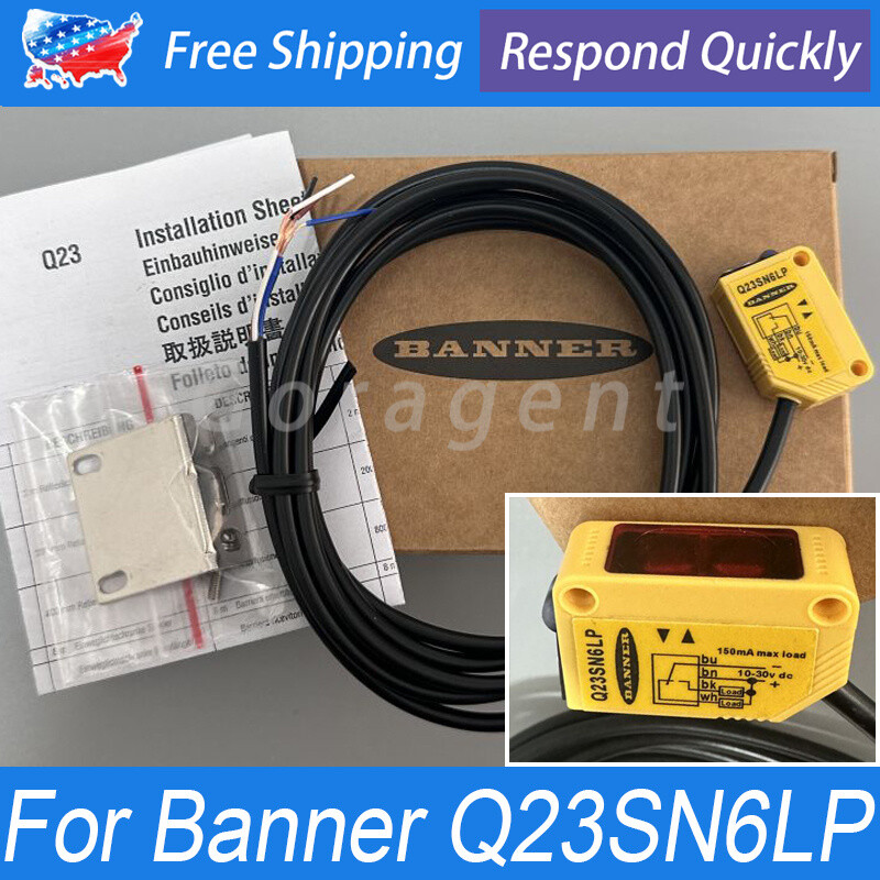 NEW In Box For Banner Q23SN6LP Sensor Photoelectric Sensor Switch 10-30VDC 150mA
