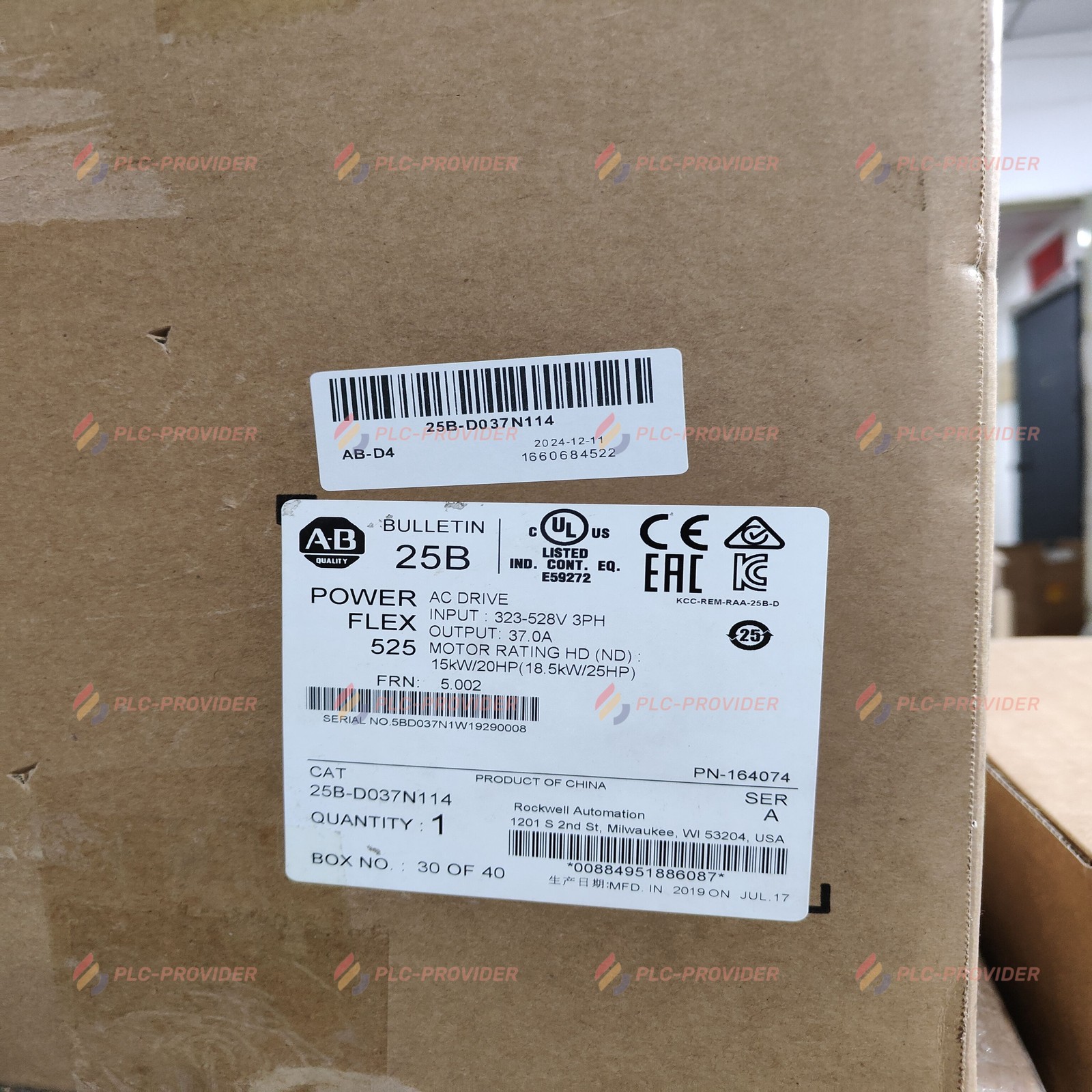 * US STOCK * 1PC NEW SEALED 25B-D037N114 Allen-Bradley Free Shipping