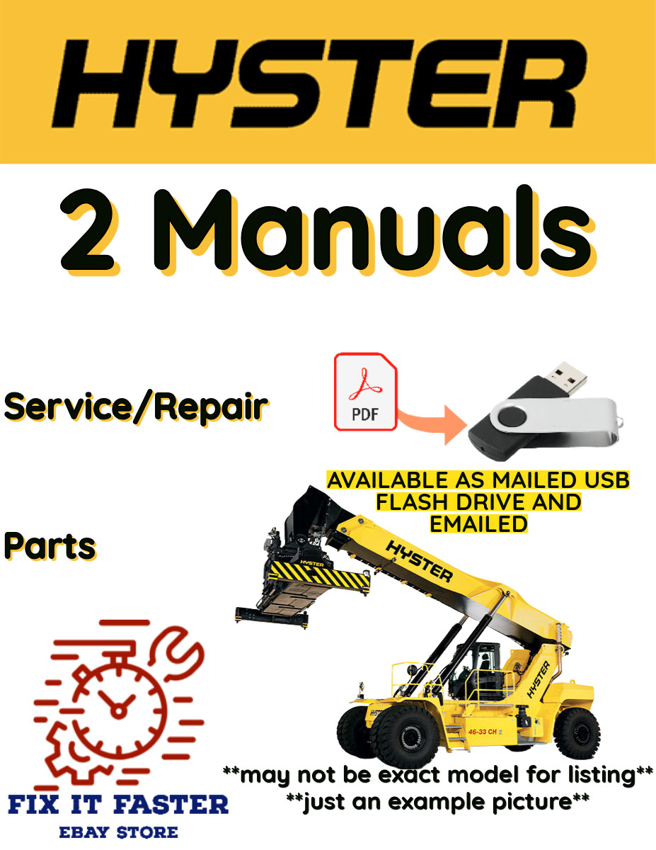 HYSTER FORKLIFT (A227) HR45-31 SERVICE REPAIR SHOP PARTS MANUAL PDF USB