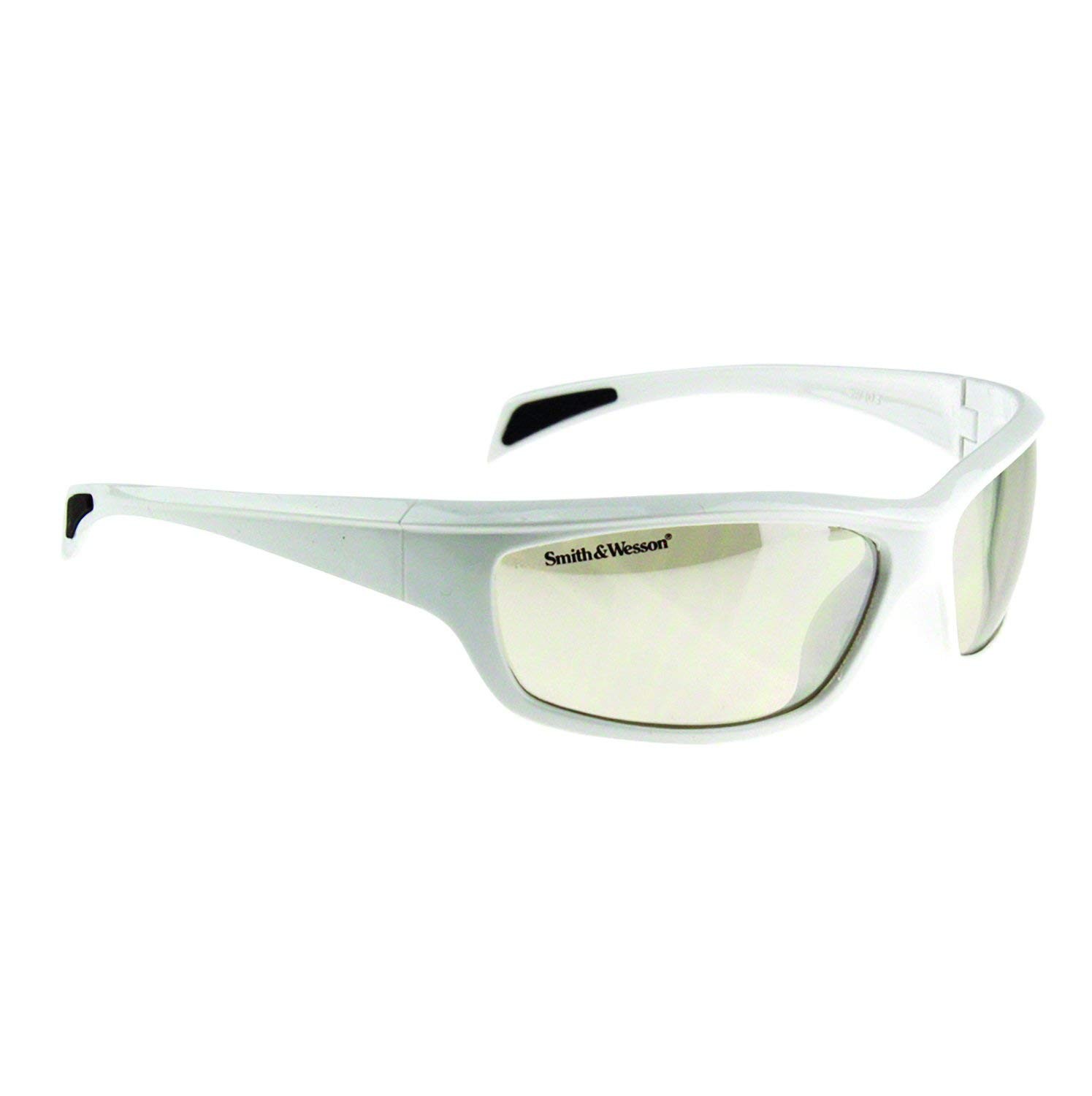 Smith & Wesson SW103-90 White Full Frame / IO Lens Shooting Glasses