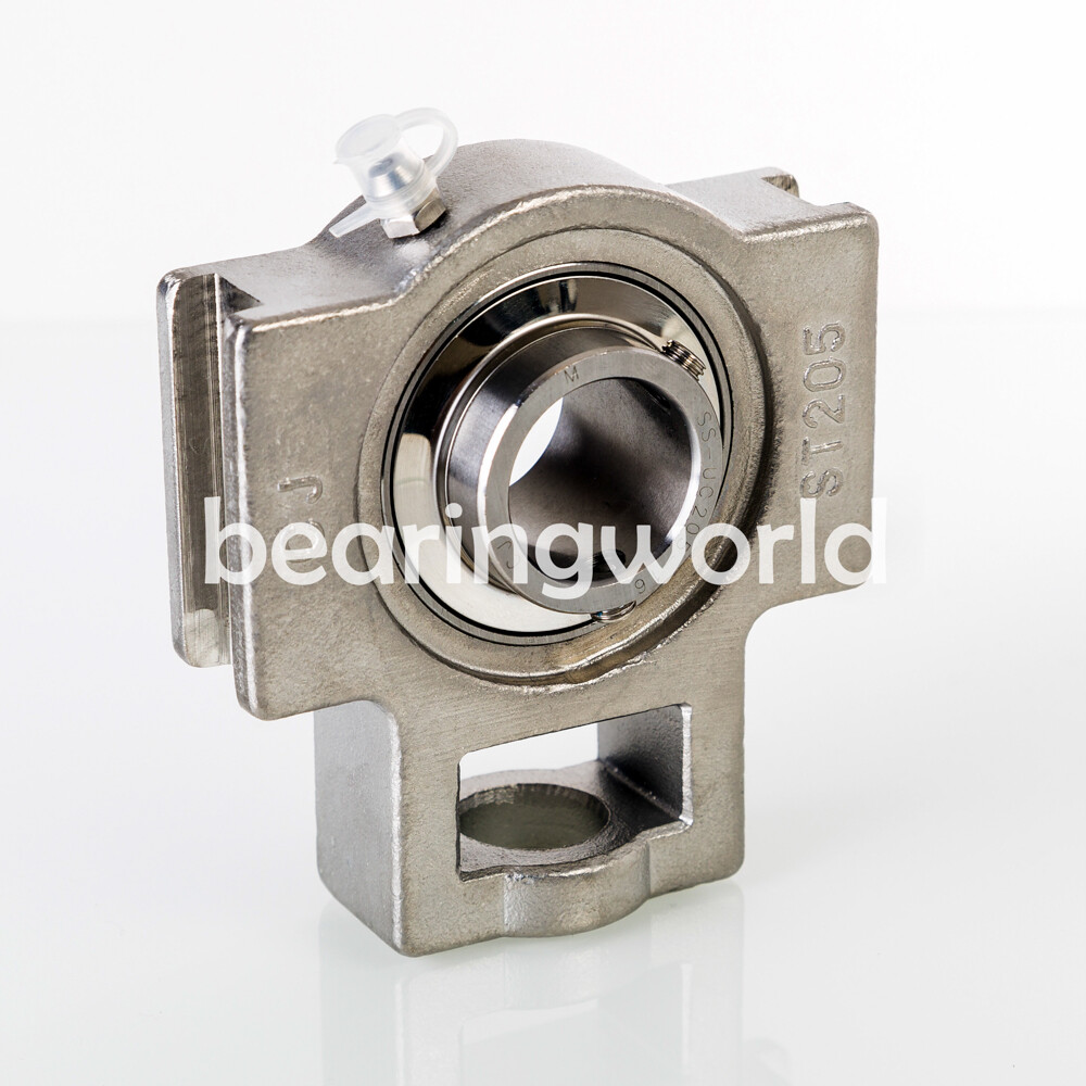 SUCSST205-16 All Stainless Steel 1″ Set Screw Wide Slot Take Up Bearing
