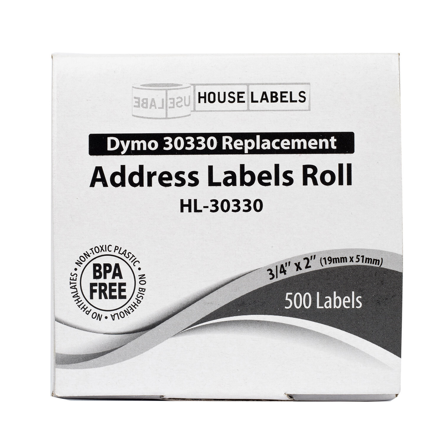 DYMO 30330 Direct Thermal Return Address Labels (3/4″ x 2″) – (2) Rolls of 500