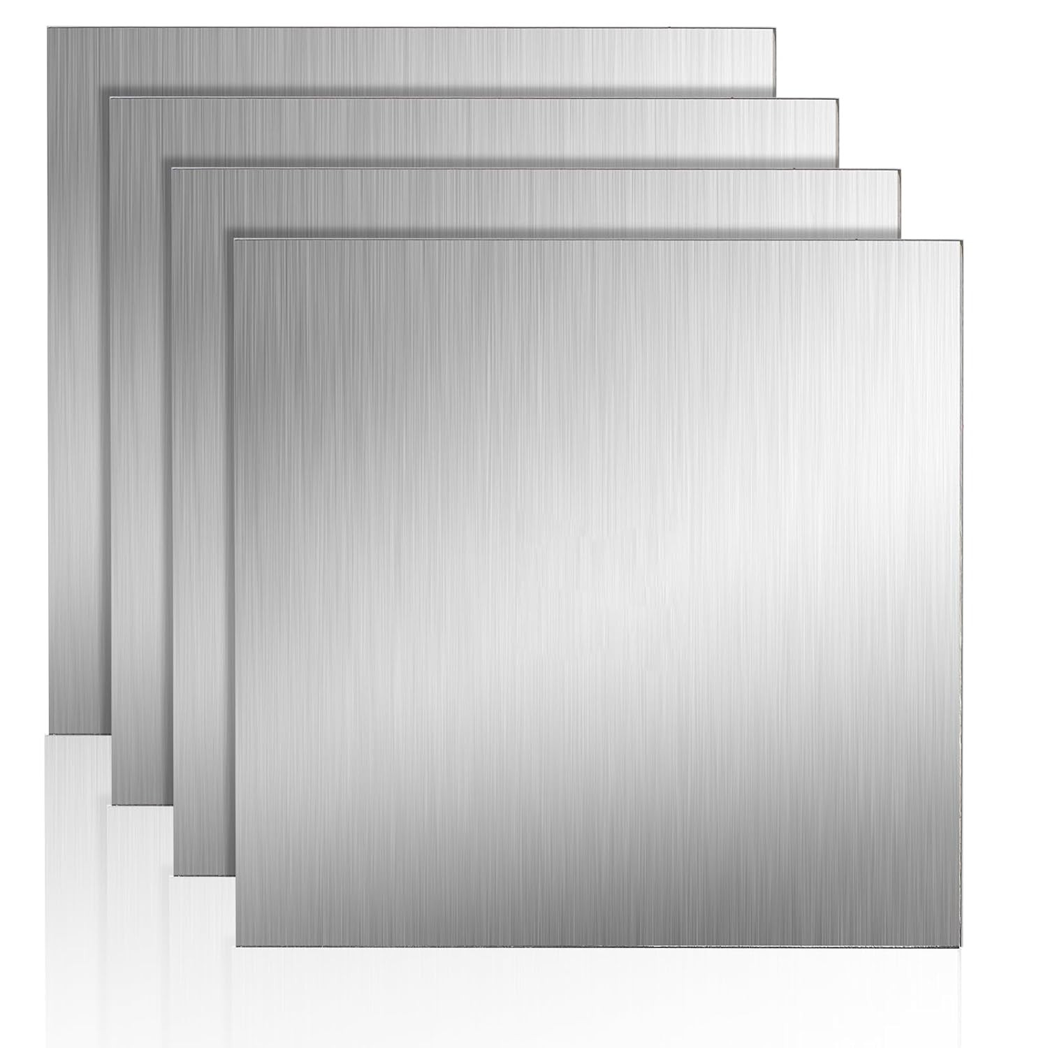 4 Pack Titanium Plate Sheets, 4″ X 4” X 0.04″ Titanium Metal Sheet, 1Mm