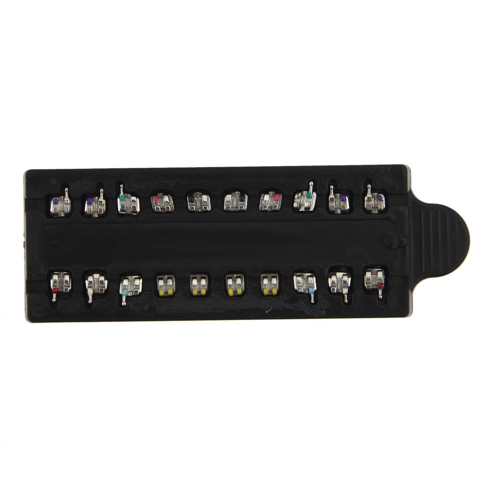 MIM MINI Metal Brackets Dental Orthodontic Brace MBT 022 345 With Hooks Slot 018