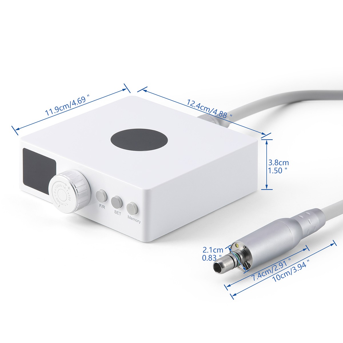Dental Electric LED Brushless Micro Motor/1:1/1:5/16:1 Increasing Handpiece