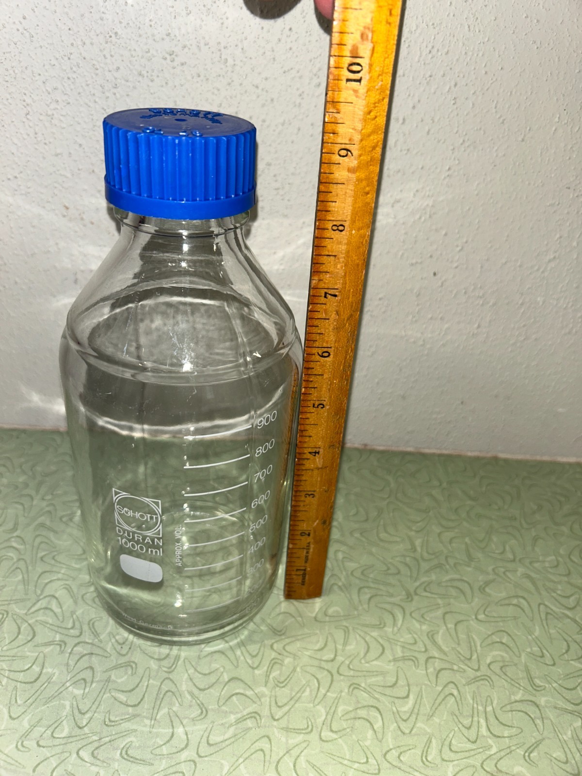 Schott Duran 1000mL Graduated Media Storage Bottles — Ten Bottles