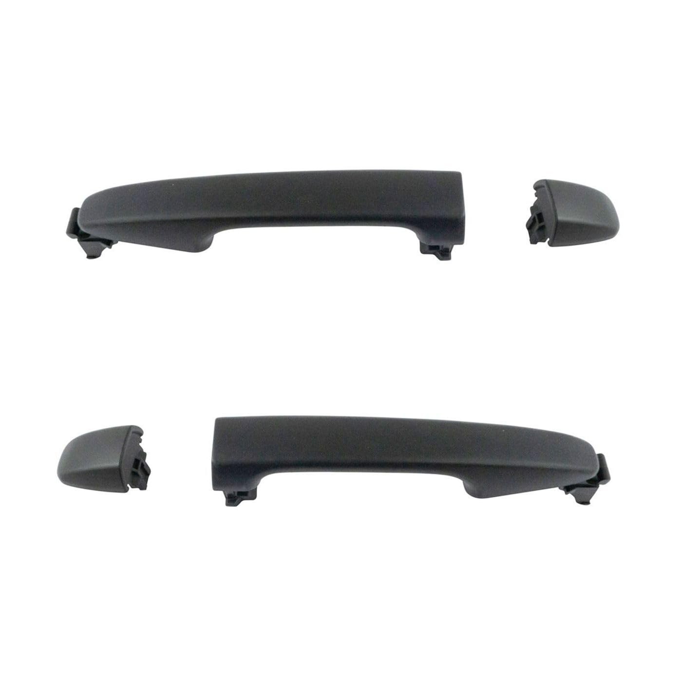 Exterior Rear Door Handle PTM Black 2 Piece Paint to Match 6925006020 6921106090