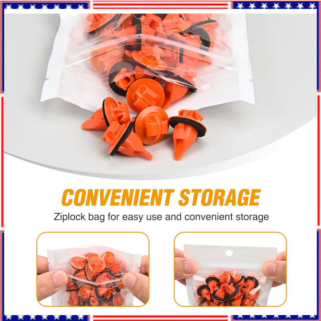 180Pcs Fender Flare Clips & Fasteners for Toyota 4Runner Tacoma RAV4 Bumper Repa