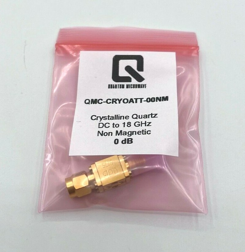 Non-Magnetic Cryogenic Attenuator 0 dB – (SMA Male – Female) – DC to 26.5 GHz