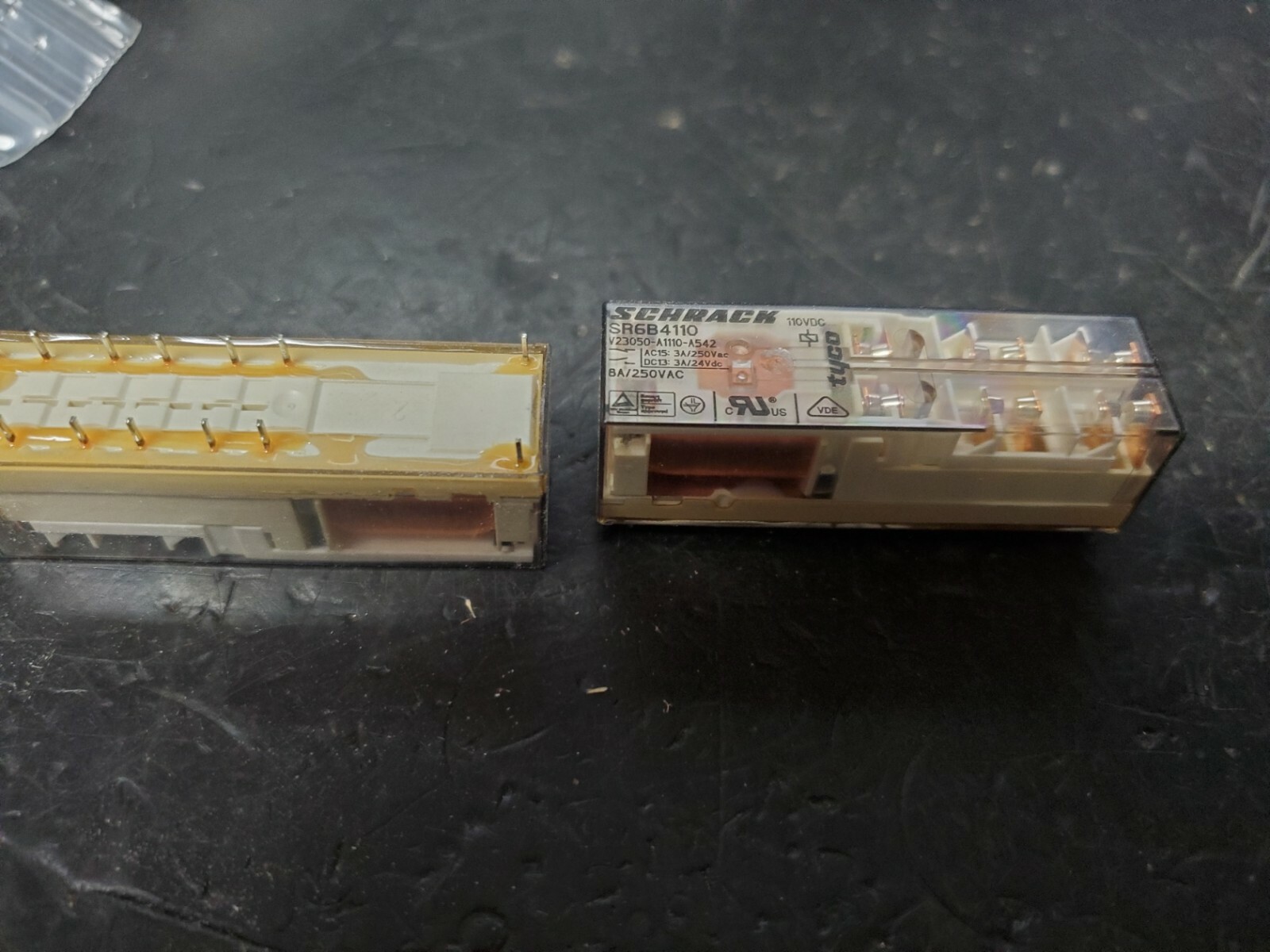 Safety Relay by Schrack SR6B4110-V23050-A1110-A542 110V coil, 2NC 4 NO contacts
