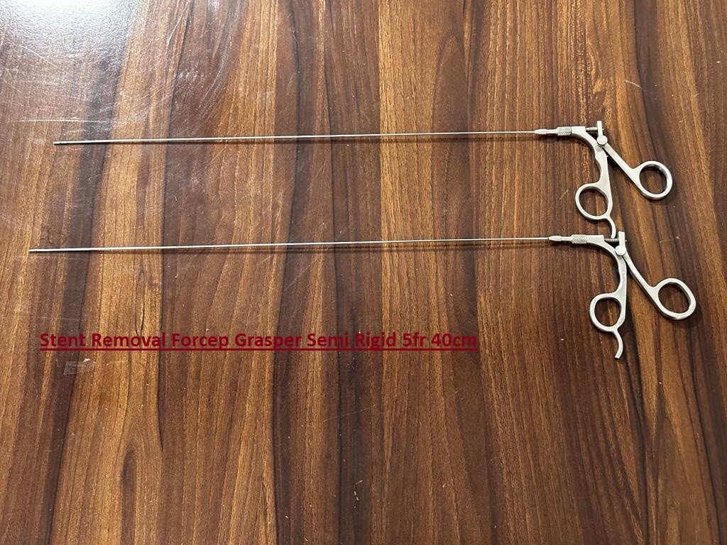 Stent Removal Forcep Grasper Semi rigid 5fr Set of 2 urology Instruments