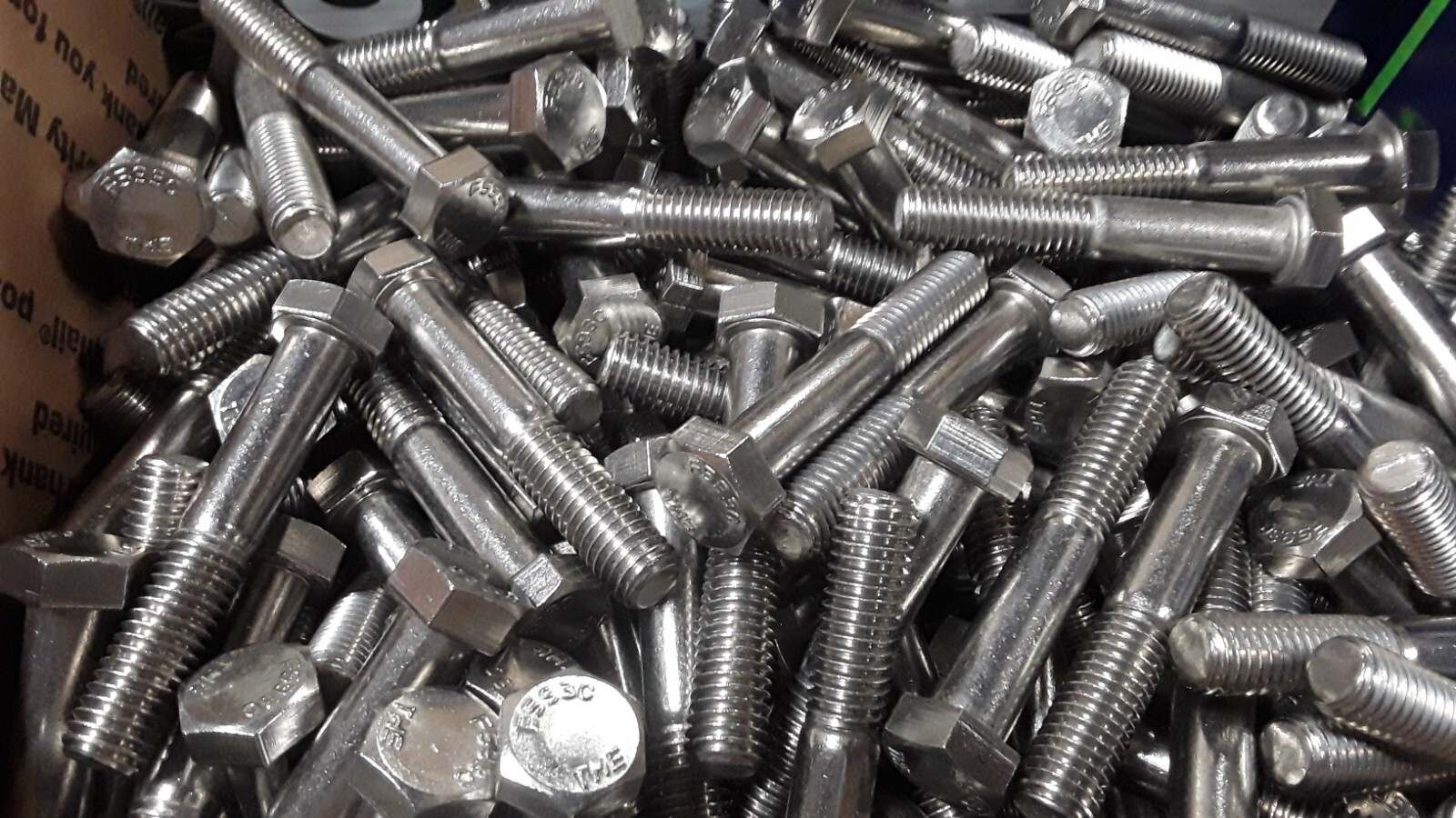 Qty 200 1/2″-13 x 3″ ASTM F593 18-8 Stainless Steel Hex Cap Screw Bolt