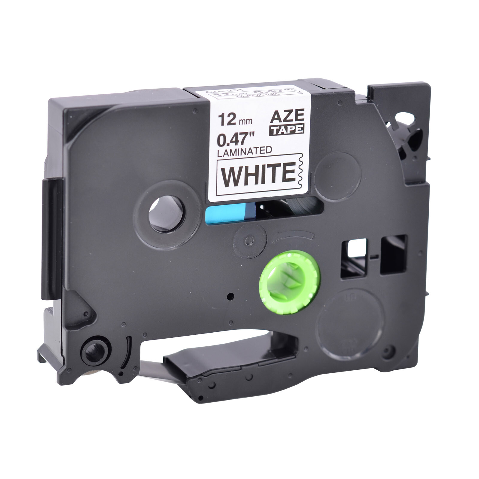 4PK Compatible for Brother TZ TZe 131-631 12mm Clear/White/Red/Yellow Label Tape