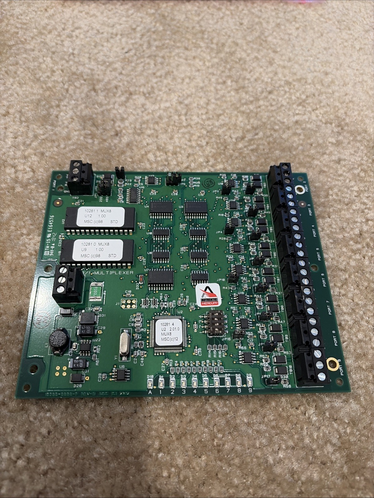 New Lenel LNL-8000 Mux8 board – 8 Port Star Multiplex