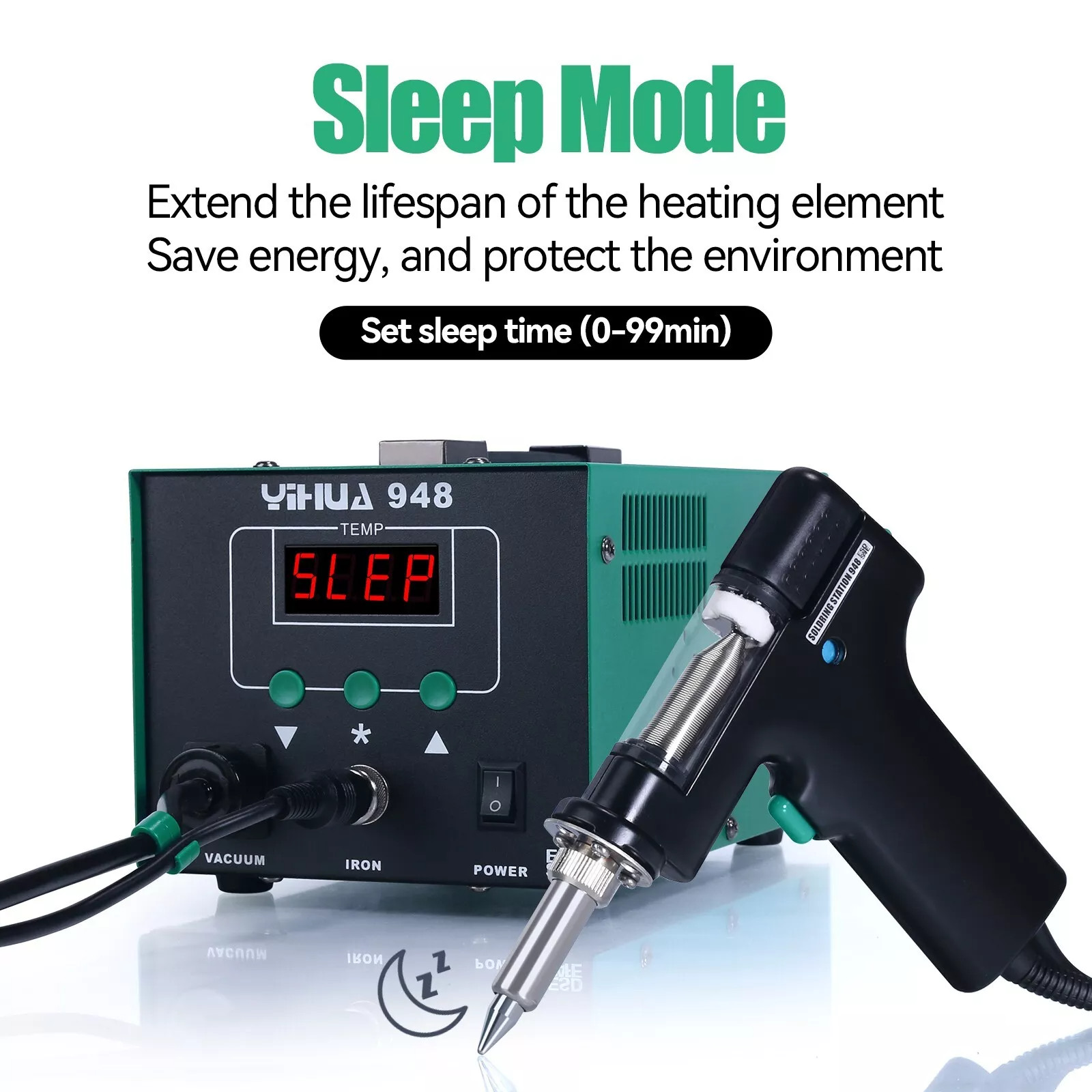 90W YIHUA 948 Desoldering Station Suction Tin Gun Kit Soldering Iron Station