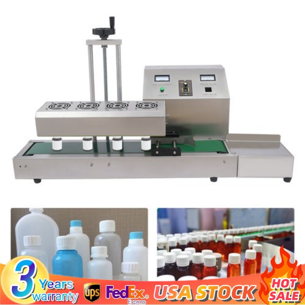 Continuous Electromagnetic Induction Sealer Automatic Bottle Capping Machine