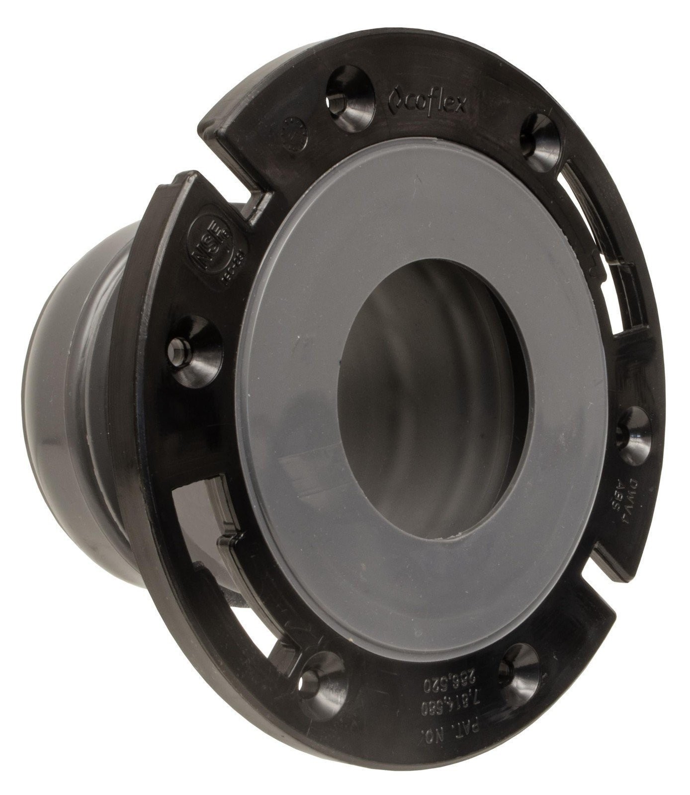 FlexOn 4-Inch Toilet Flange Repair Kit, No-Wax Commode Flange with Spacer,…