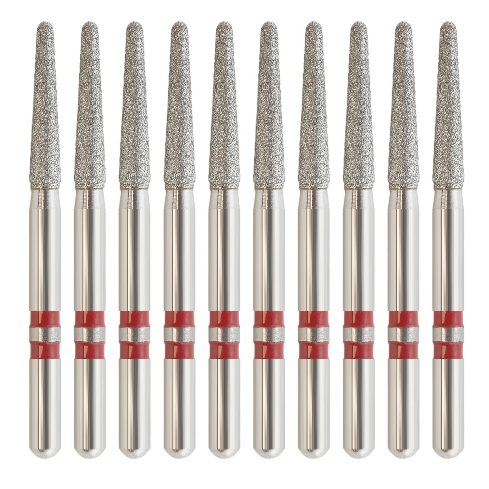 Zirconia Adjustment Diamond Burs FG Z856/016F Round End Taper Fine Grit