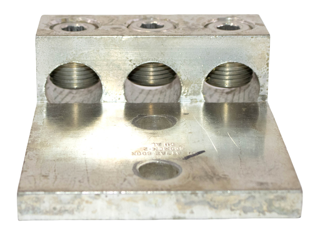 ILSCO AT3A2‑600N Aluminum Mechanical Lug 3‑Hole 600 kcmil