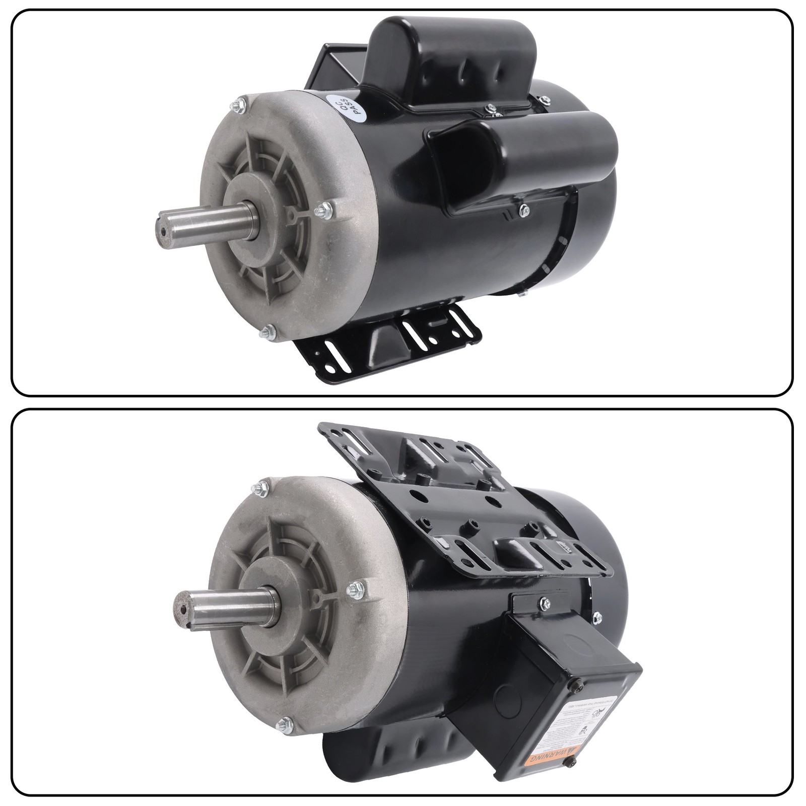 3HP Single Phase Motor 3450 RPM TEFC 145T Frame Farm Duty 230V 60Hz CW/CCW