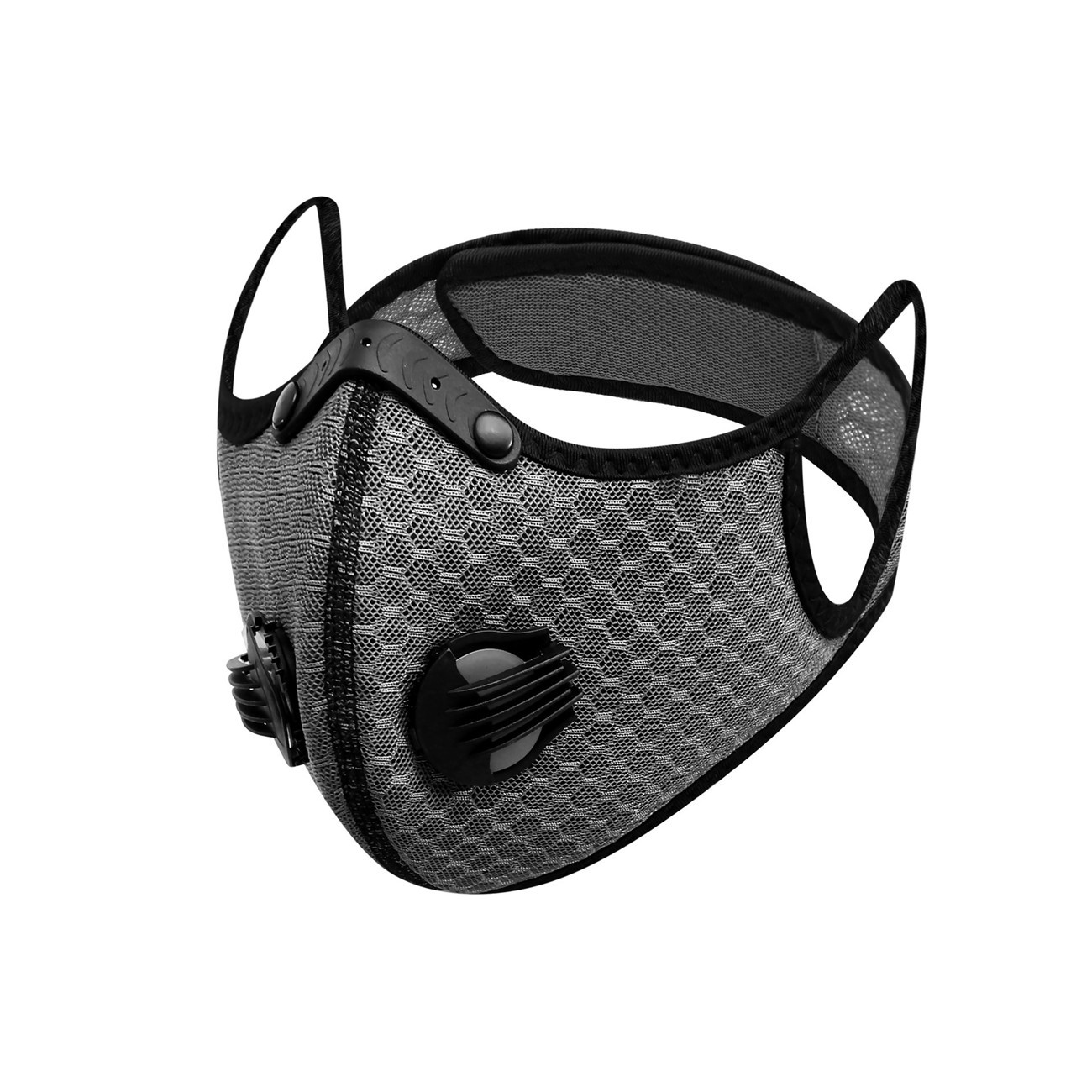 Reusable Half Facepiece Face Cover Respirator Sports Worksite Dust Mask Filters