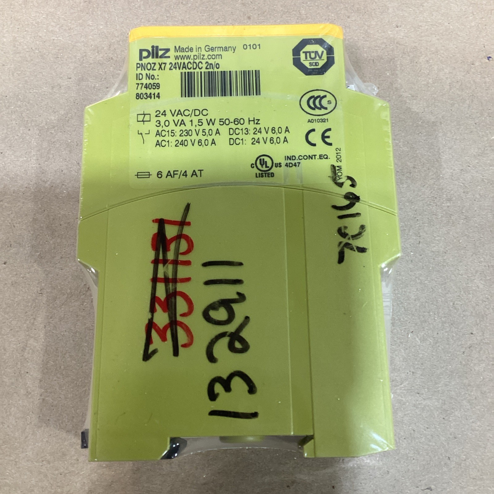 Pilz PNOZ X7 24VACDC 2N/O Safety Relay 24v-ac/dc