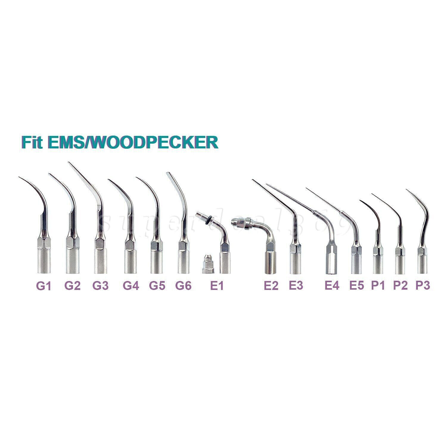 NEW Dental Ultrasonic Piezo Scaler Tip Scaling Perio Endo fit WOODPECKER EMS
