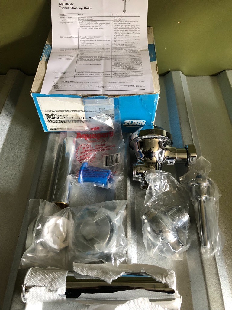 Zurn Z6000 WS1 YB YC 1.6 GPF Aquaflush Exposed Closet Flush Valve