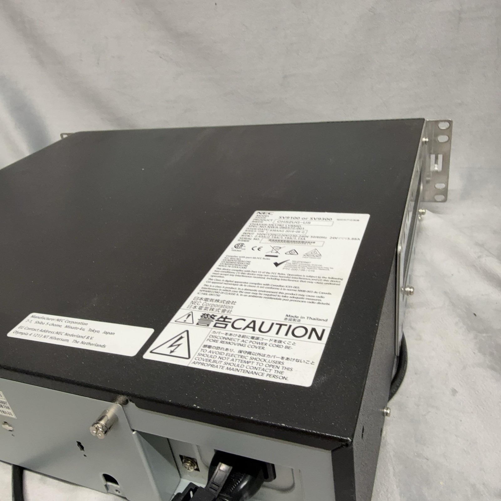 NEC SV9100 SV9300 CHS2UG-US Hybrid VoIP Phone System GCD-CP20 Rackmount Black