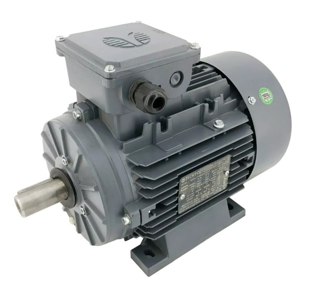 Techtop GR3-CI-TF-160LB3-2-BR-D-25 Motor 25 HP 3600 Rpm 230/460 V 160L Frame B3